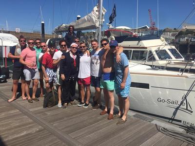 Group on yacht charter in Jersey 